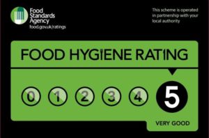 Hygiene rating of 5