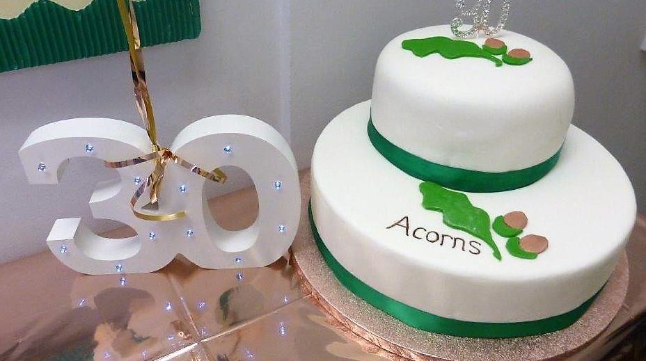 Acorns cake