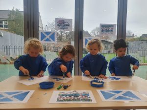 St Andrews Day paintings