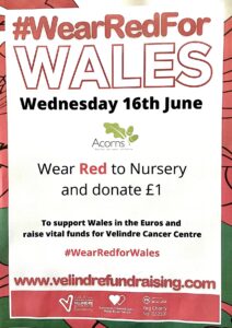 WEar red for Wales