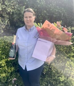 20 years service at Acorns for Rachel